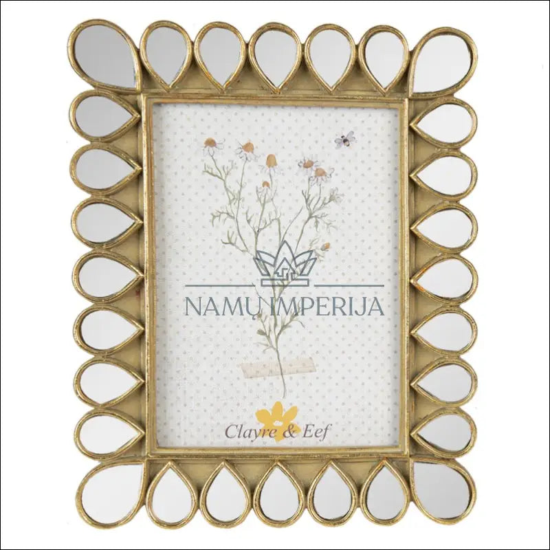 Nuotraukų rėmelis DI8841 - €9 Save 50% __label:Pristatymas 1-2 d.d., color-auksine, interjeras, nuotrauku-remeliai,
