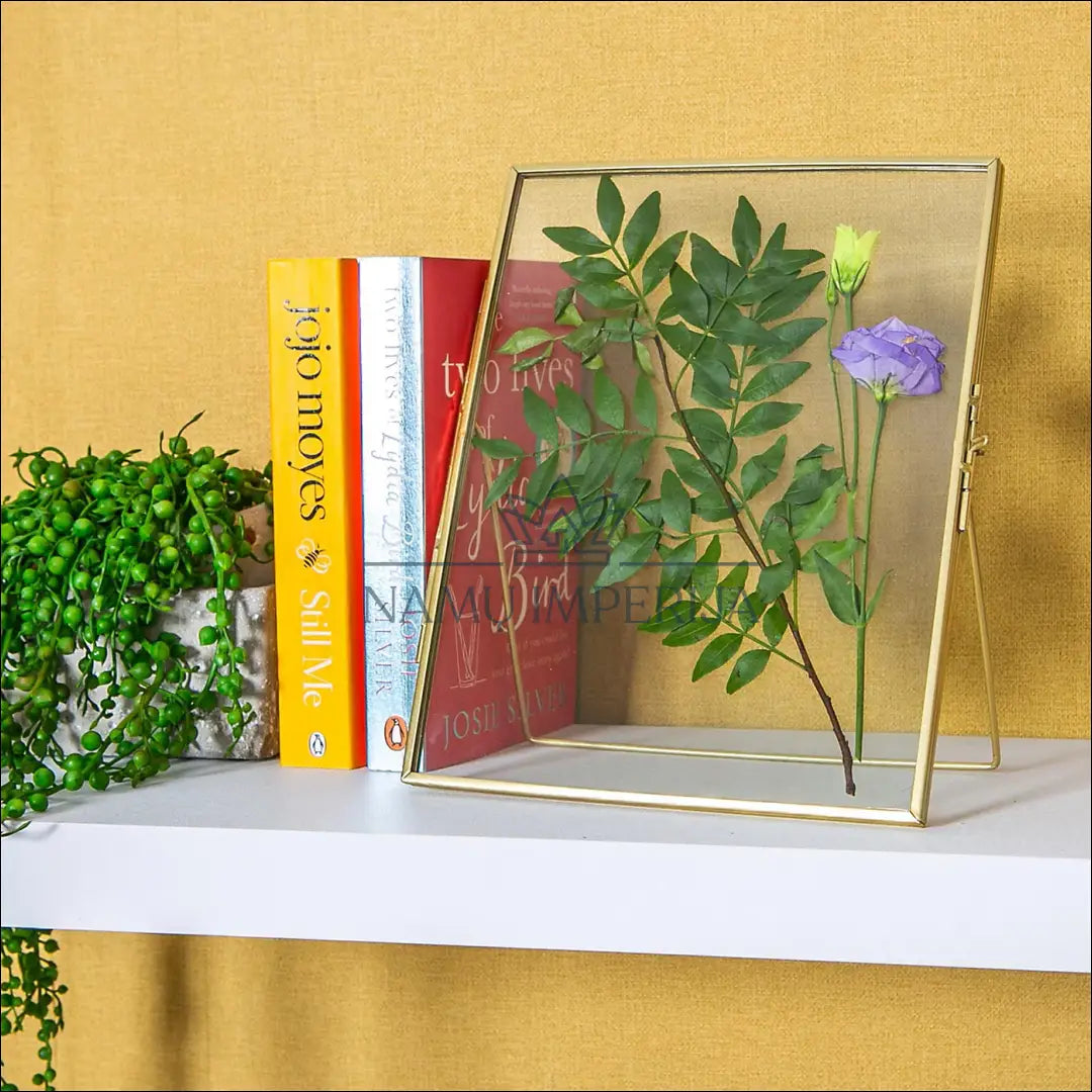 Nuotraukų rėmelis DI8983 - €8 Save 50% __label:Pristatymas 1-2 d.d., color-auksine, interjeras, material-metalas,