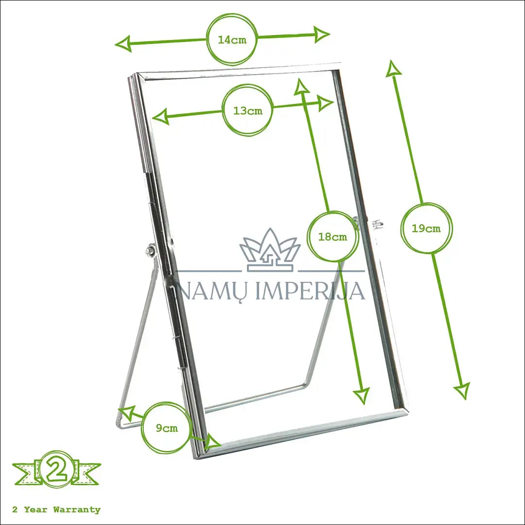 Nuotraukų rėmelis DI8985 - €6 Save 50% __label:Pristatymas 1-2 d.d., color-sidabrine, interjeras, material-metalas,