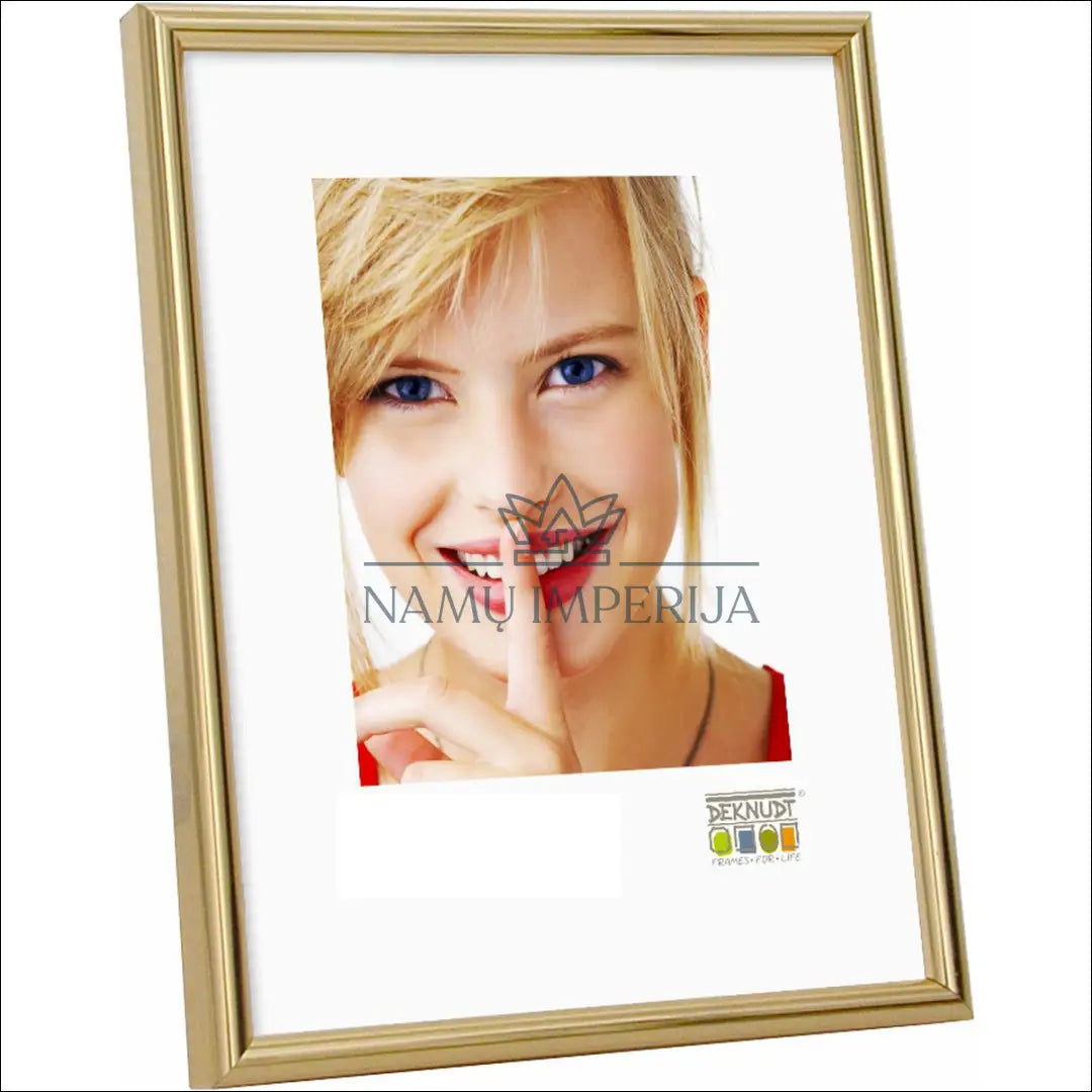 Nuotraukų rėmelis DI9516 - €11 Save 55% __label:Pristatymas 1-2 d.d., color-auksine, interjeras, material-plastikas,