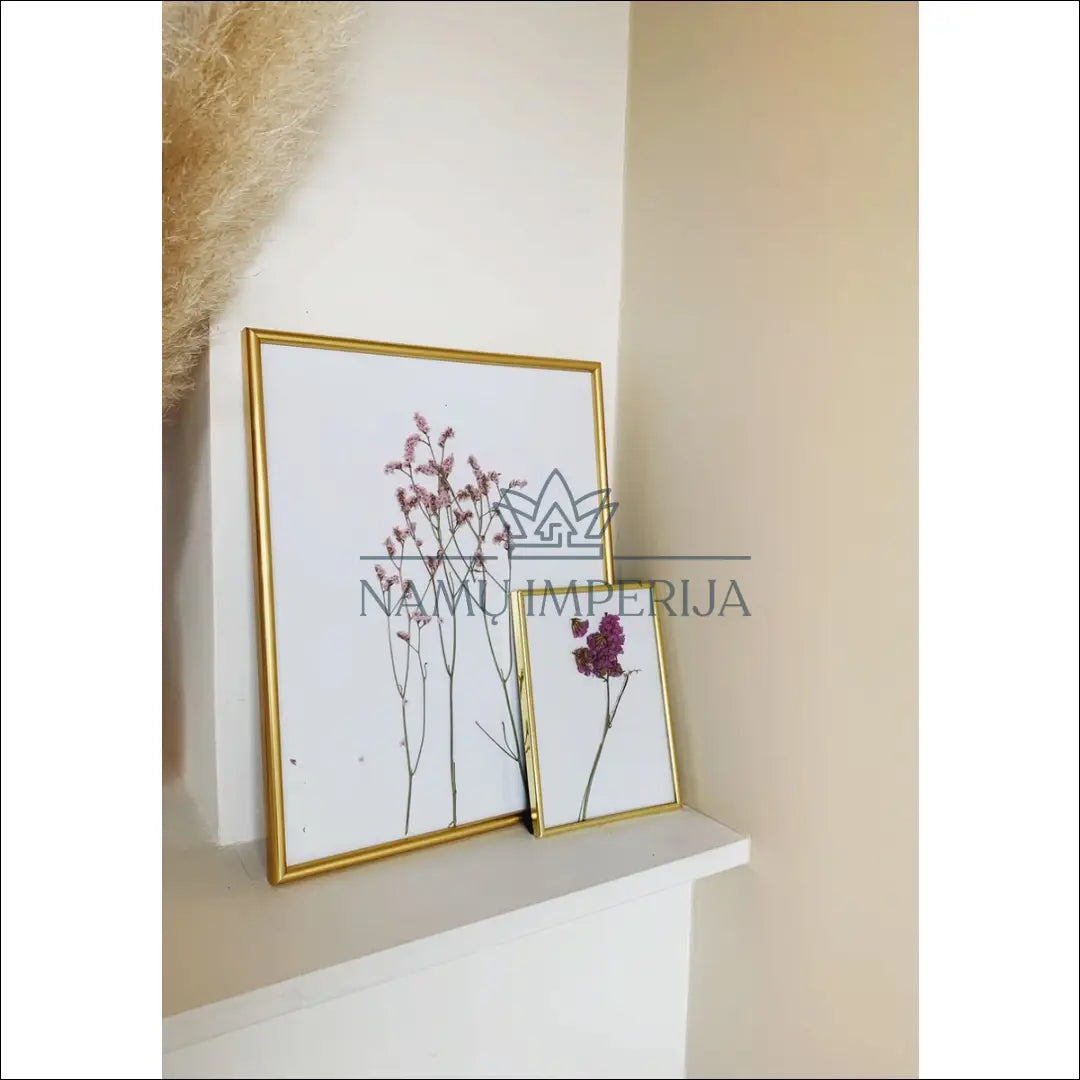 Nuotraukų rėmelis DI9516 - €11 Save 55% __label:Pristatymas 1-2 d.d., color-auksine, interjeras, material-plastikas,