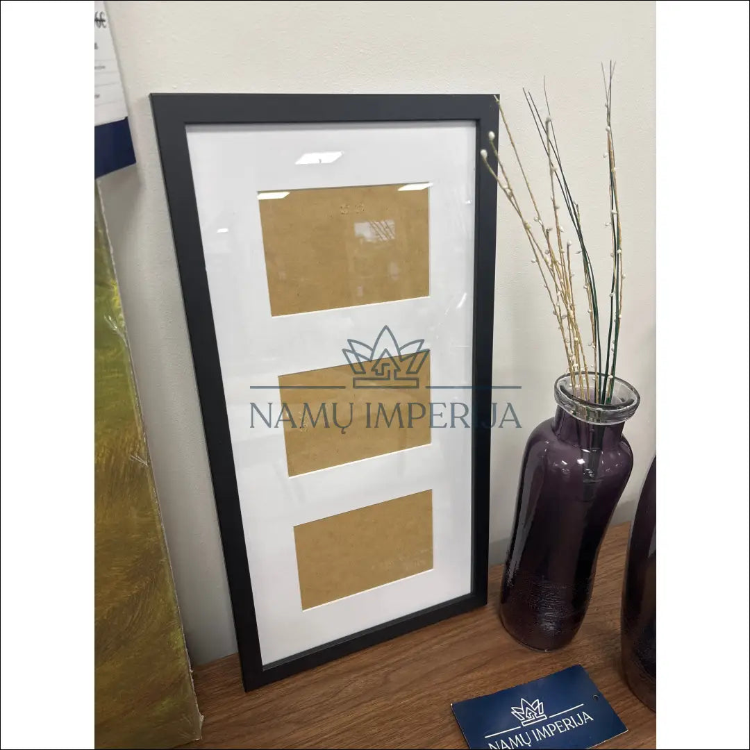 Nuotraukų rėmelis DI9678 - €12 Save 50% __label:Pristatymas 1-2 d.d., color-juoda, interjeras, material-mediena,