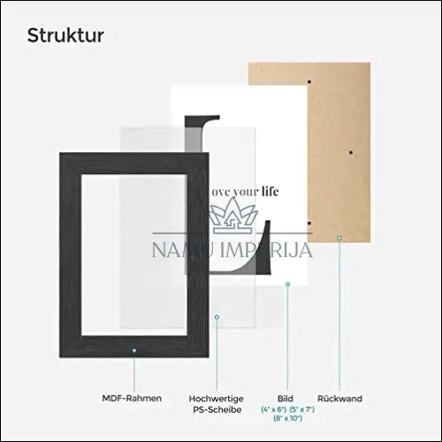 Nuotraukų rėmelių komplektas 10vnt SM791 - €67 Save 30% 50-100, __label:Pristatymas 5-14 d.d., notouch30,