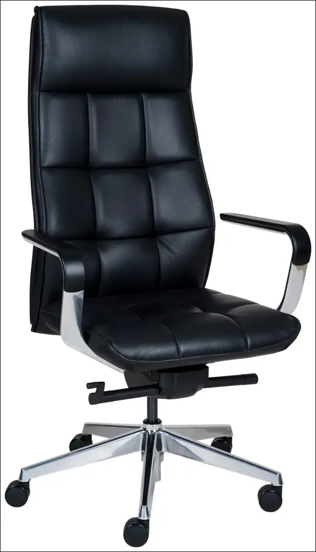 Odinė darbo kėdė BI283 - €275 Save 50% __label:Pristatymas 1-2 d.d., biuro-baldai, biuro-kedes, color-juoda,