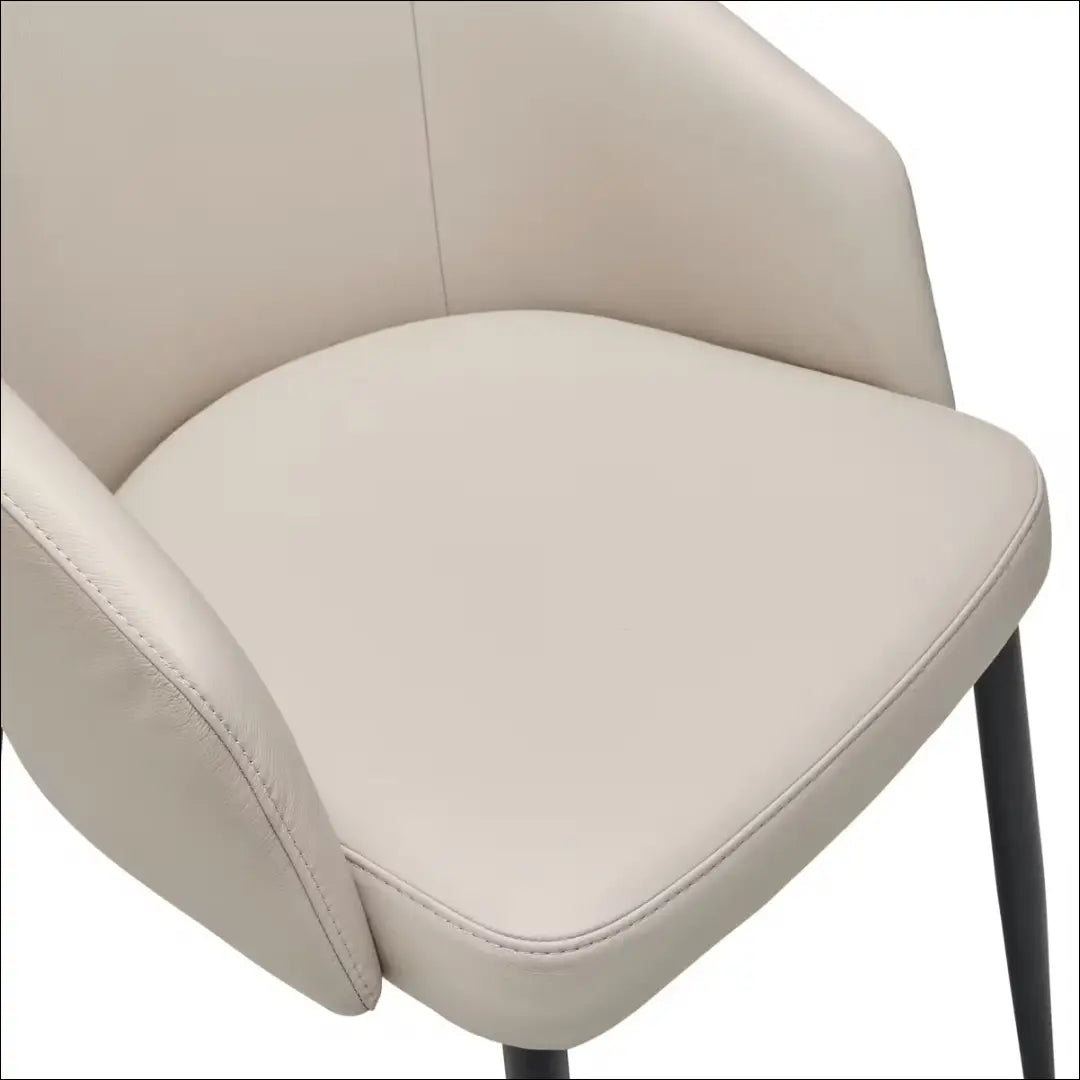 Odinė kėdė VI1265 - €90 Save 50% 50-100, __label:Pristatymas 1-2 d.d., color-smelio, kedes-valgomojo, material-oda €50