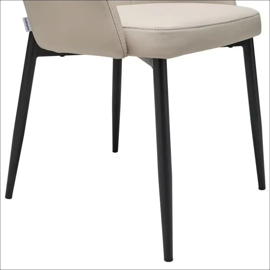 Odinė kėdė VI1265 - €90 Save 50% 50-100, __label:Pristatymas 1-2 d.d., color-smelio, kedes-valgomojo, material-oda €50