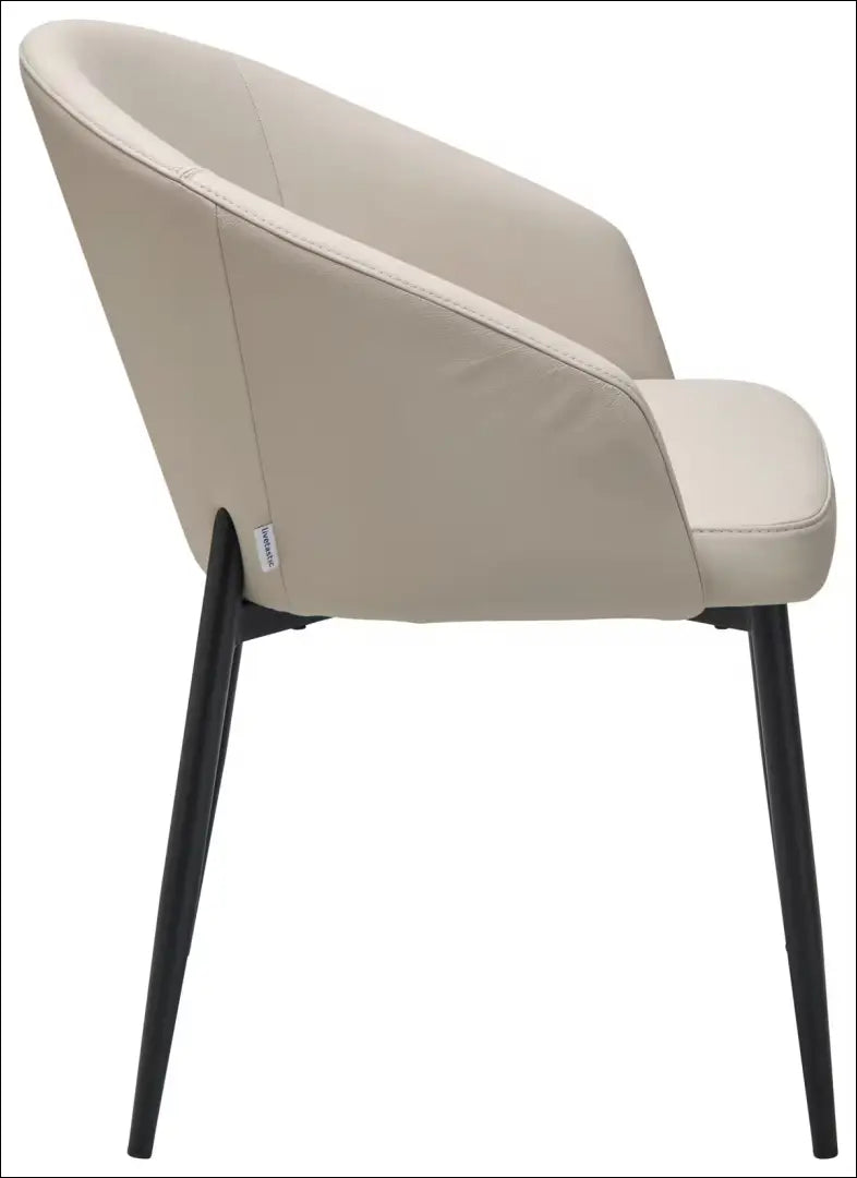Odinė kėdė VI1265 - €90 Save 50% 50-100, __label:Pristatymas 1-2 d.d., color-smelio, kedes-valgomojo, material-oda €50
