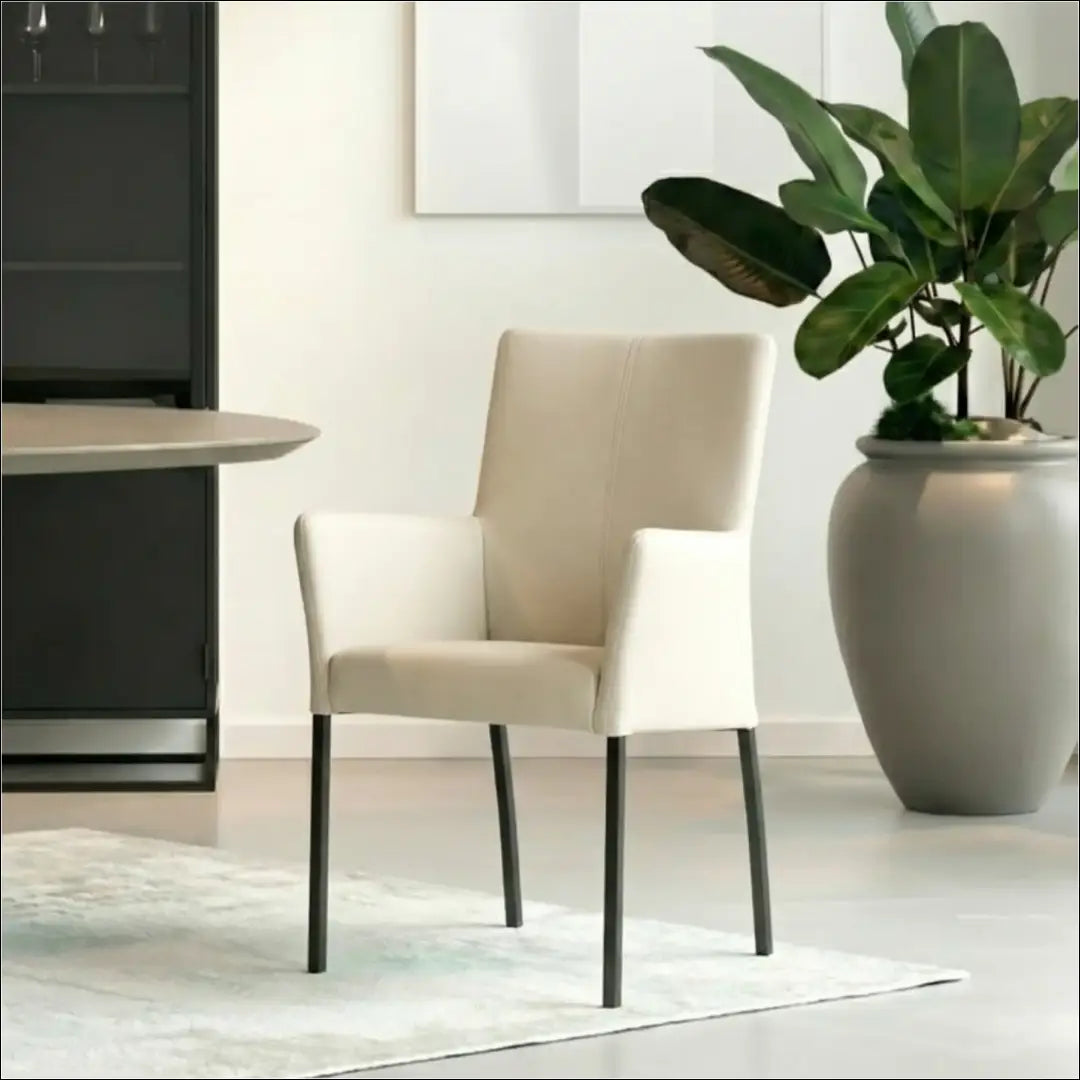 Odinė kėdė VI1356 - €130 Save 50% 100-200, __label:Pristatymas 1-2 d.d., color-pilka, color-smelio, kedes-valgomojo