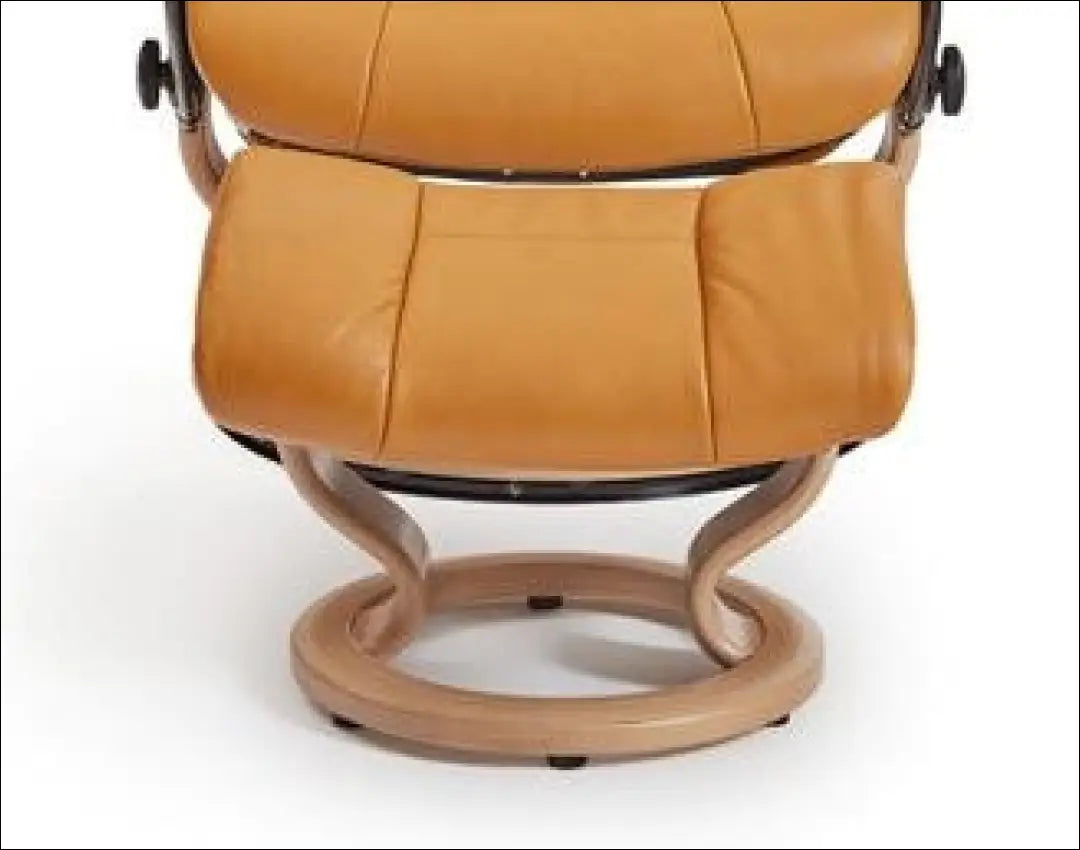 Odinė kojų kėdutė MI892 - €223 Save 50% biuro-baldai, color-geltona, color-ruda, material-oda, minksti Virš €200