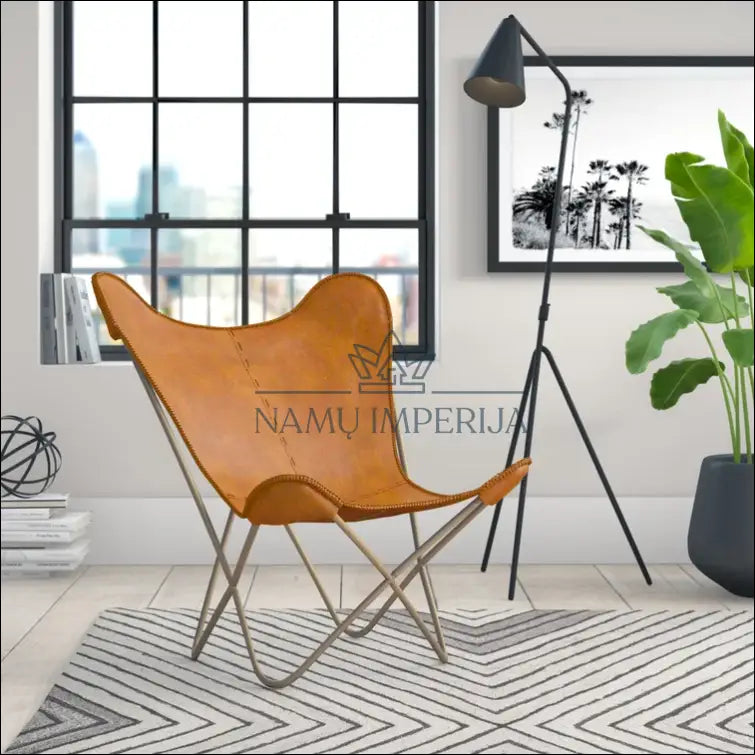 Odinis kėdės užvalkalas KI536 - €53 Save 50% 50-100, color-ruda, kedes-pagalveles, kita, material-oda Kėdžių