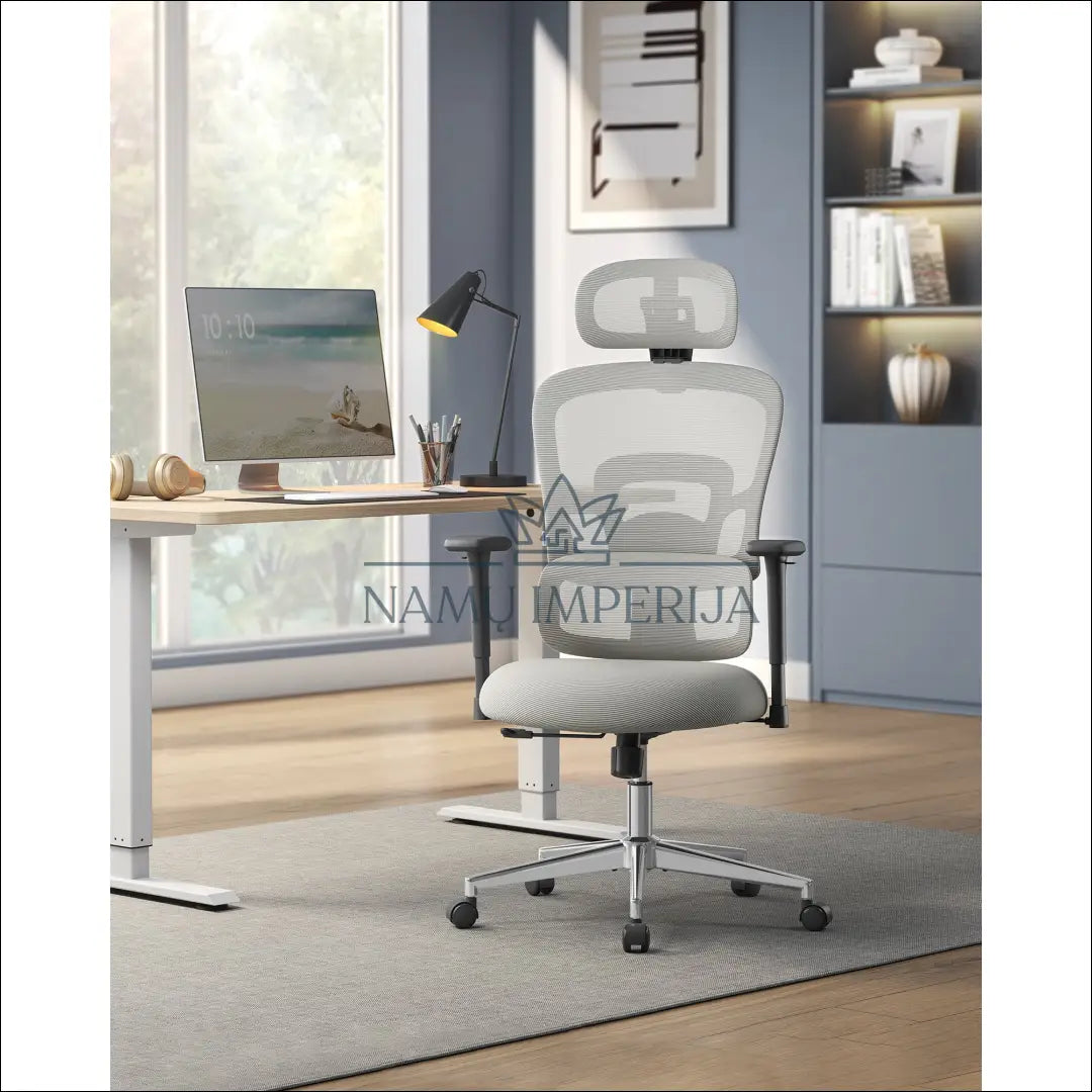 Ofiso kėdė SM741 - €183 Save 40% 100-200, __label:Pristatymas 5-14 d.d., biuro-baldai, biuro-kedes, notouch30 Pilka