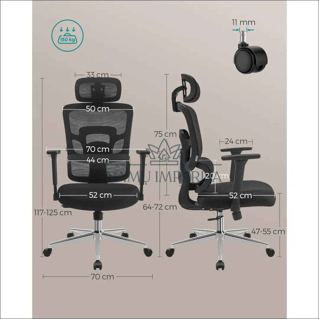 Ofiso kėdė SM742 - €183 Save 40% 100-200, __label:Pristatymas 5-14 d.d., biuro-baldai, biuro-kedes,