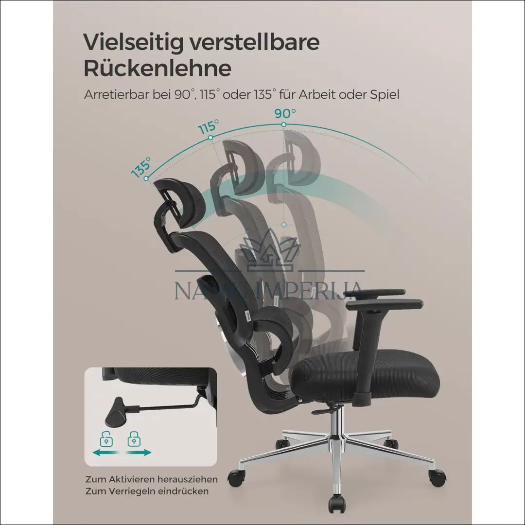 Ofiso kėdė SM742 - €183 Save 40% 100-200, __label:Pristatymas 5-14 d.d., biuro-baldai, biuro-kedes,