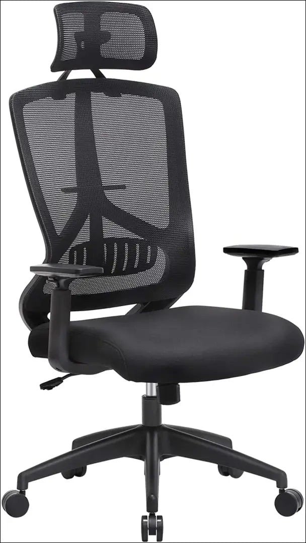 Ofiso kėdė SM753 - €223 Save 40% __label:Pristatymas 5-14 d.d., biuro-baldai, biuro-kedes, notouch30, over-200 Juoda