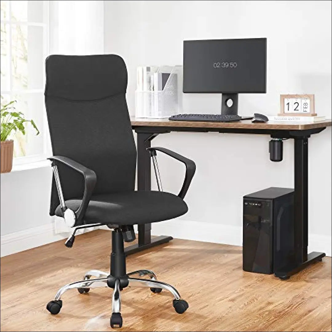 Ofiso kėdė SM774 - €138 Save 40% 100-200, __label:Pristatymas 5-14 d.d., biuro-baldai, biuro-stalai, notouch30 Juoda