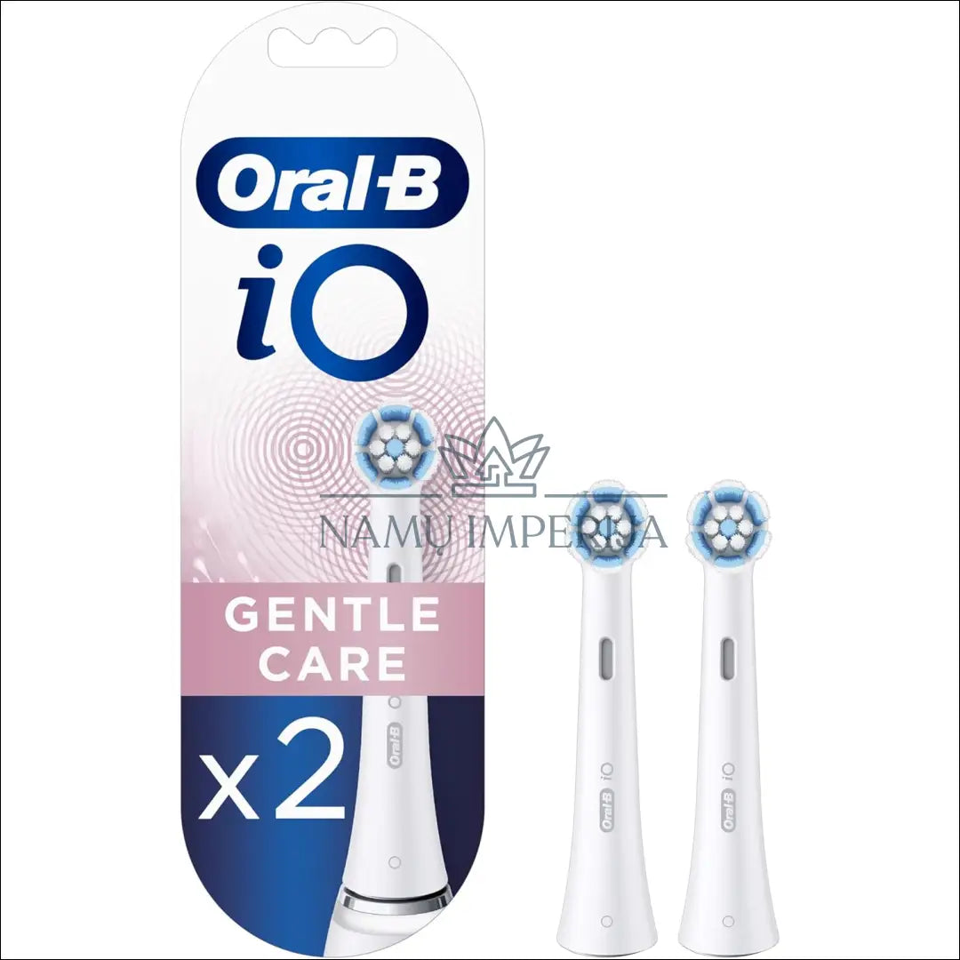 “Oral-B” dantų šepetėlių antgalių papildymas (2vnt) DI7318 - €10 Save 50% __label:Pristatymas 1-2 d.d., color-balta,