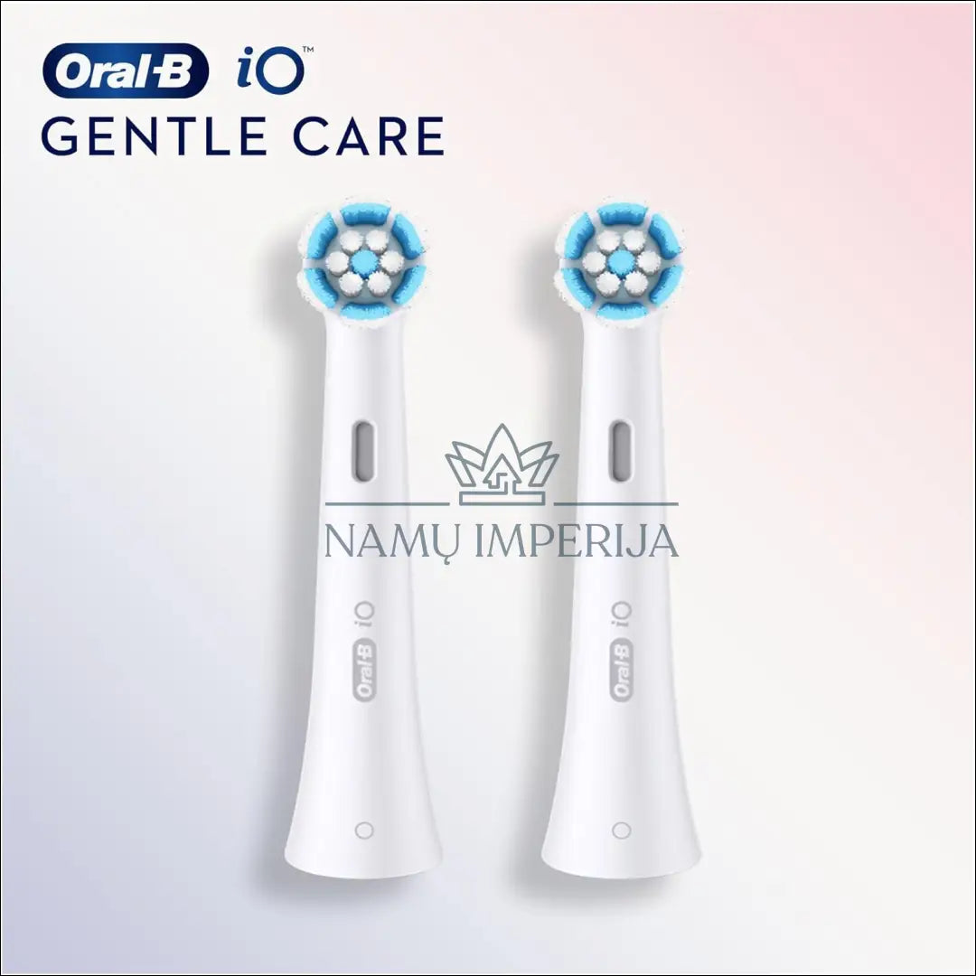 “Oral-B” dantų šepetėlių antgalių papildymas (2vnt) DI7318 - €10 Save 50% __label:Pristatymas 1-2 d.d., color-balta,