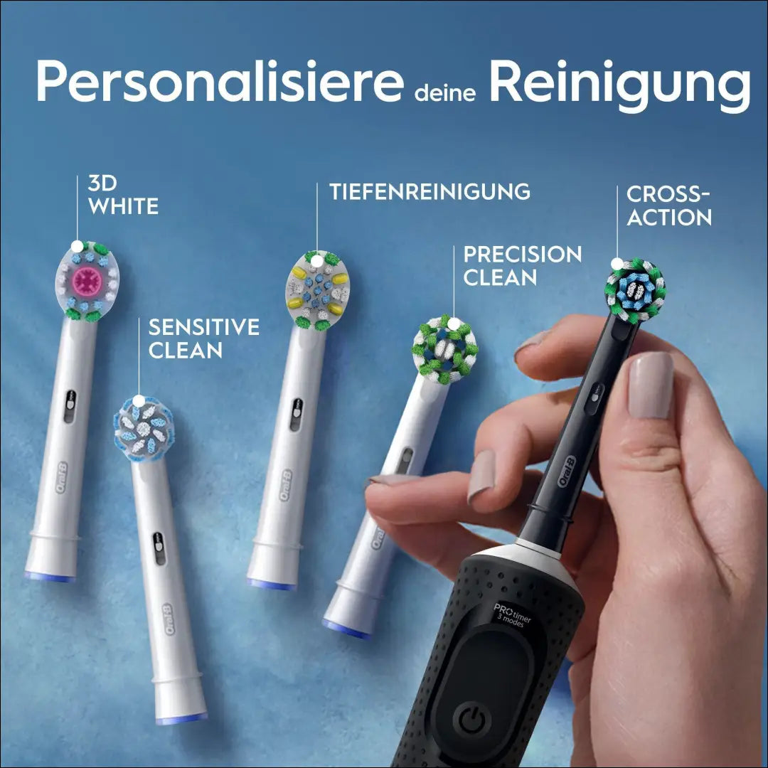 „Oral-B Pro Vitality“ elektrinis dantų šepetėlis SP359 - €20 Save 50% __label:Pristatymas 1-2 d.d., color-juoda,
