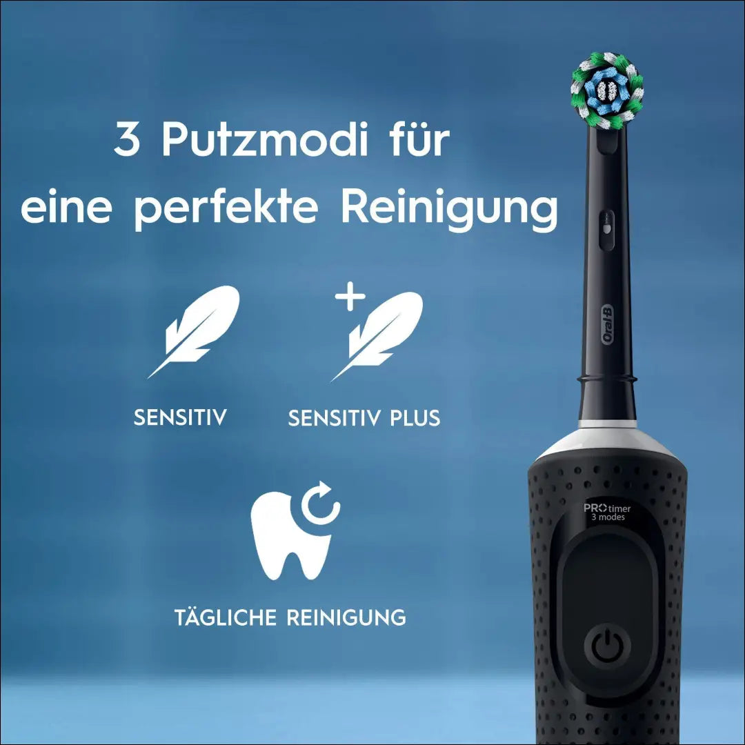 „Oral-B Pro Vitality“ elektrinis dantų šepetėlis SP359 - €20 Save 50% __label:Pristatymas 1-2 d.d., color-juoda,
