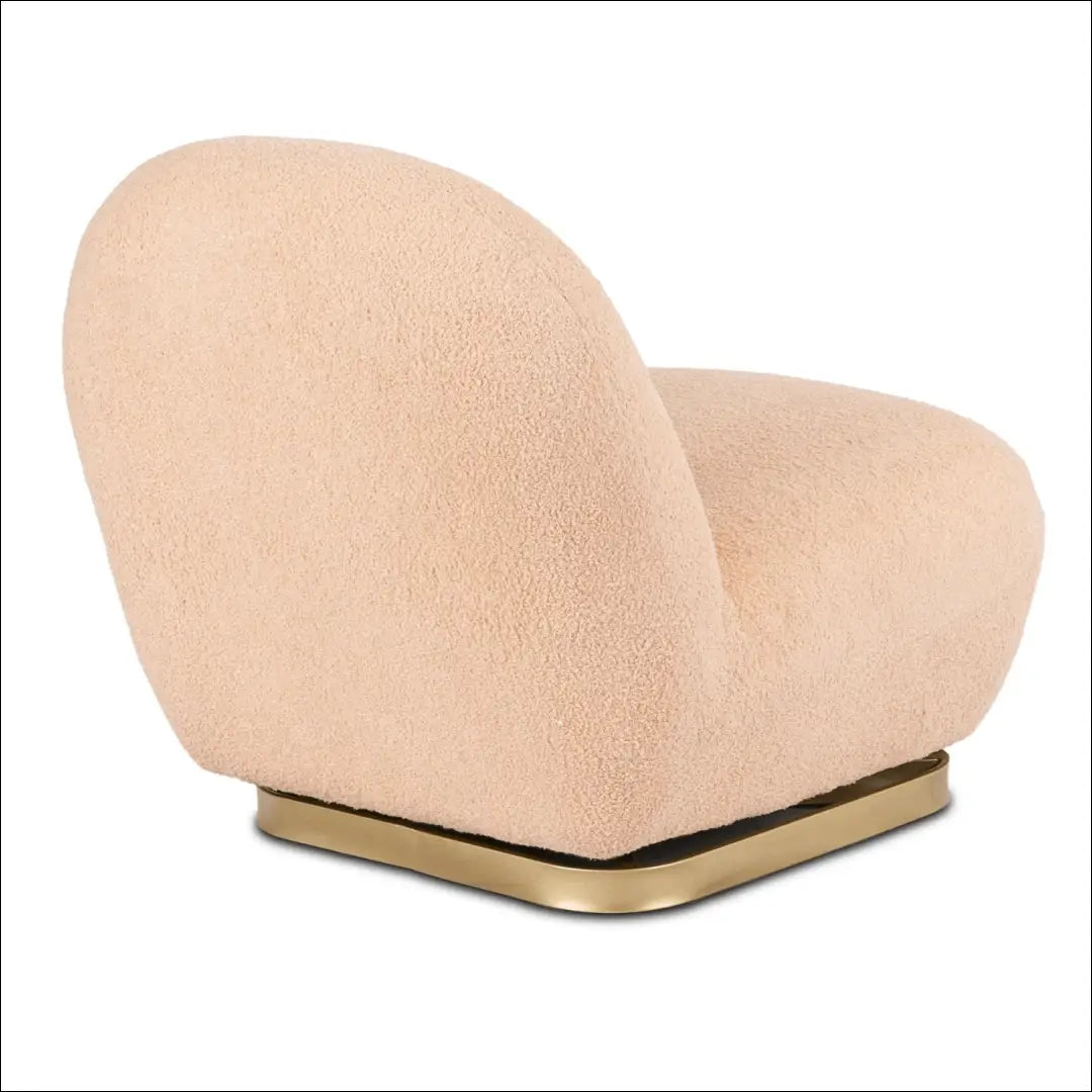 Oranžinis „Boucle“ pasukamas poilsio krėslas TE2473 - €206.84 Save 15% __label:Pristatymas 5-14 d.d., Newelite Naujausi