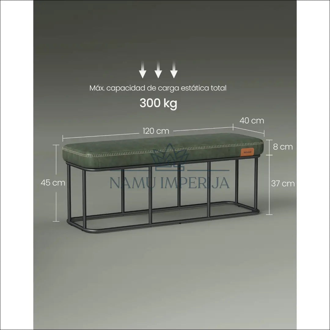 Otomanas SM1157 - €105 Save 30% 100-200, __label:Pristatymas 5-14 d.d., notouch30, otomanas, song 120x40x45cm