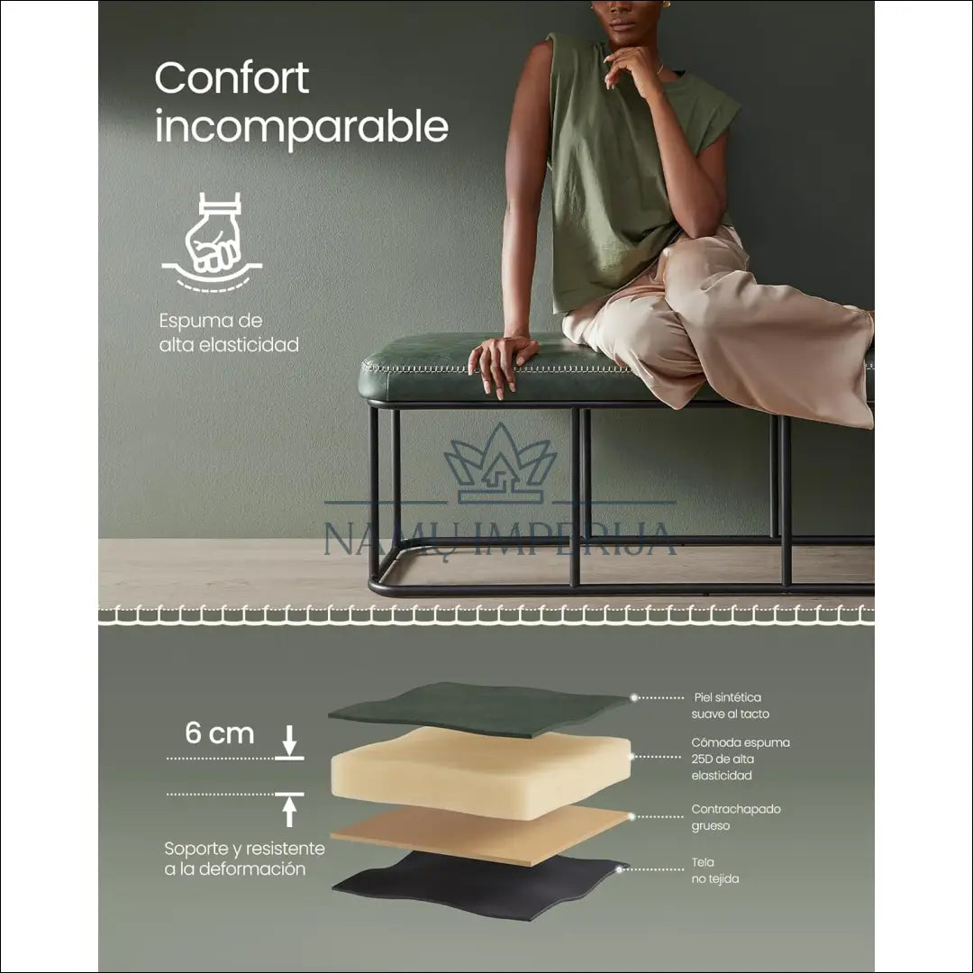 Otomanas SM1157 - €105 Save 30% 100-200, __label:Pristatymas 5-14 d.d., notouch30, otomanas, song 120x40x45cm