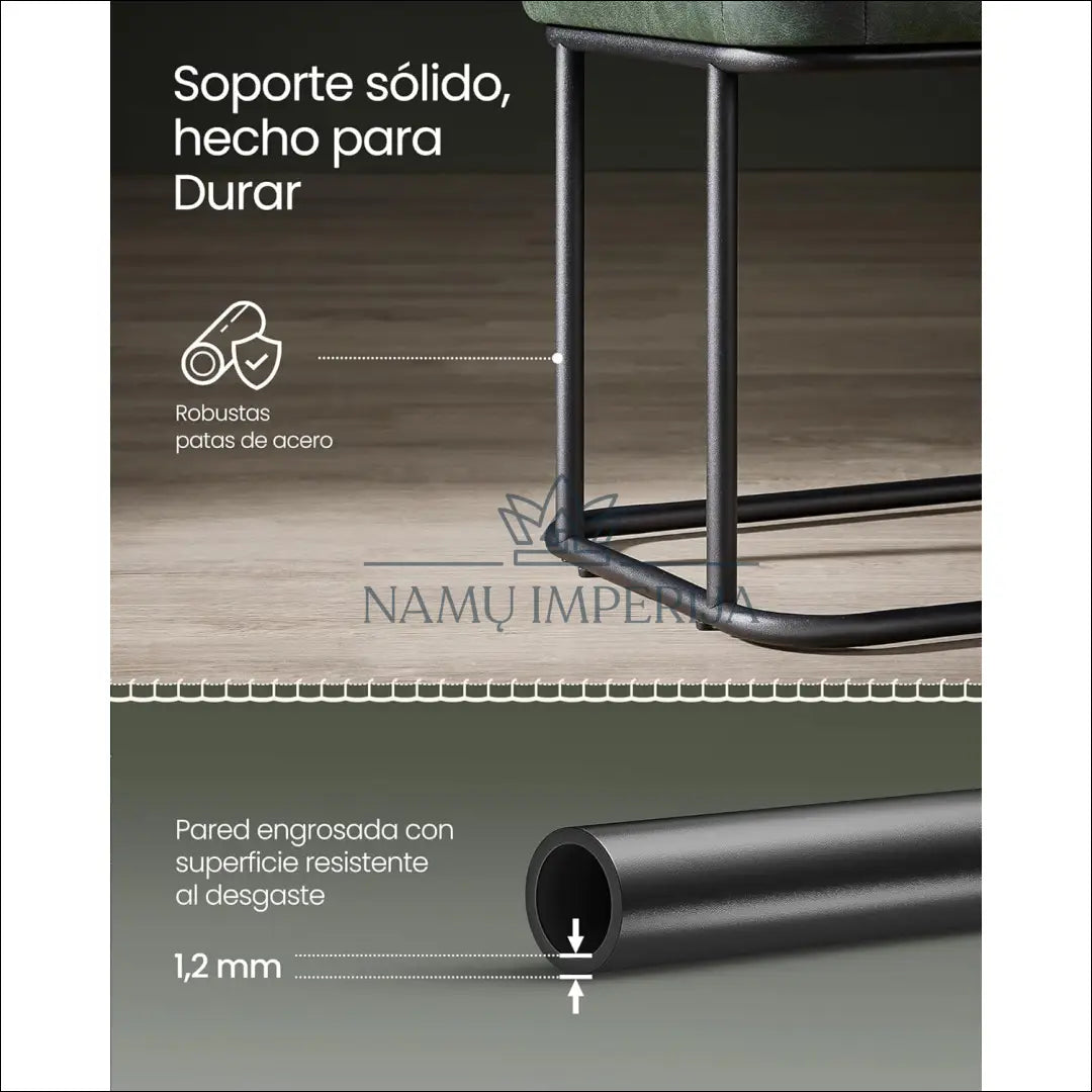 Otomanas SM1157 - €90 Save 40% 50-100, __label:Pristatymas 5-14 d.d., notouch30, otomanas, song 120x40x45cm / Žalia