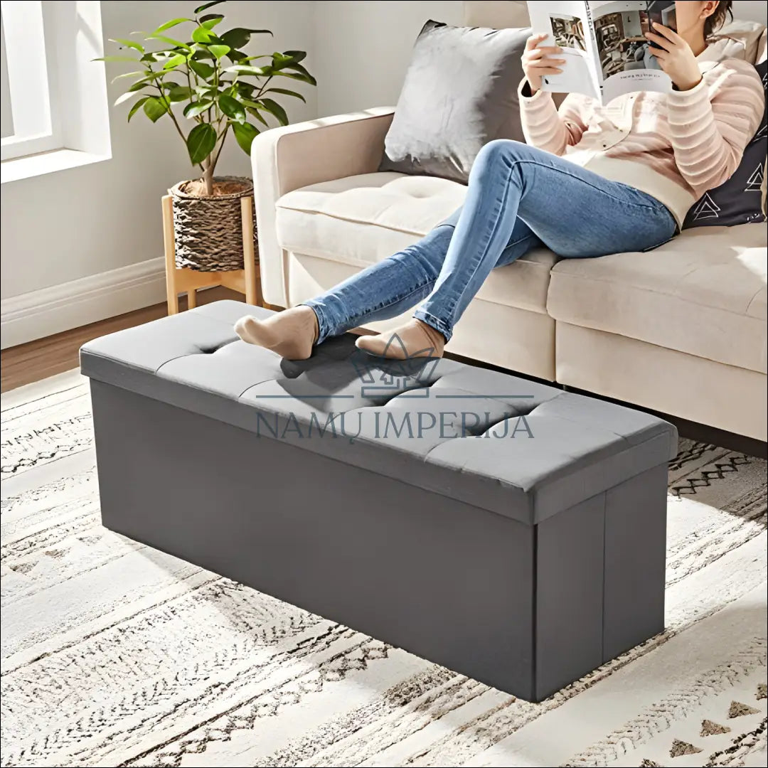 Otomanas SM1161 - €87 Save 30% 50-100, __label:Pristatymas 5-14 d.d., miegamojo, notouch30, otomanas 110x38x38cm