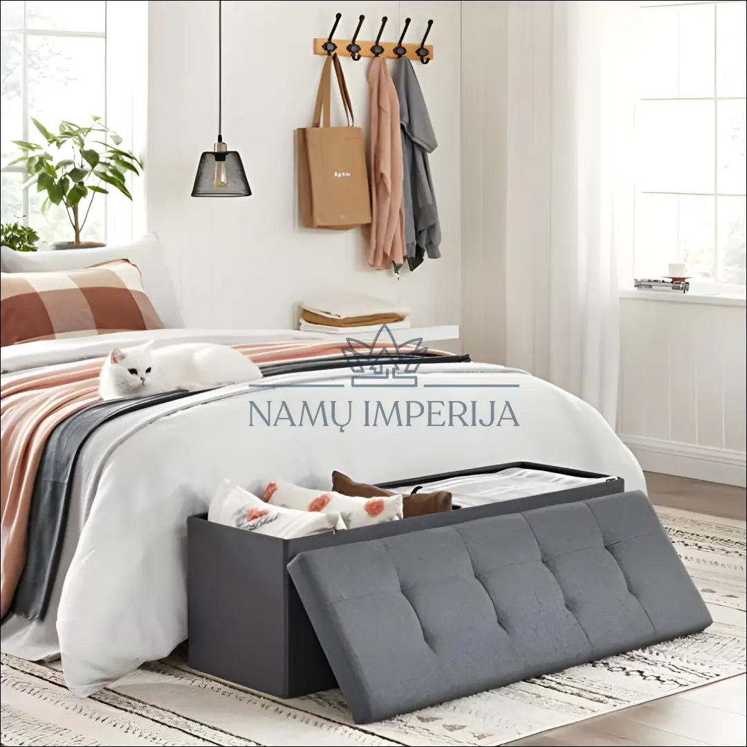 Otomanas SM1161 - €87 Save 30% 50-100, __label:Pristatymas 5-14 d.d., miegamojo, notouch30, otomanas 110x38x38cm