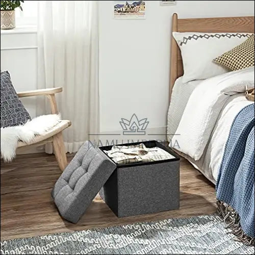 Otomanas SM1171 - €56 Save 30% 50-100, __label:Pristatymas 5-14 d.d., notouch30, otomanas, song 38x38x38cm / Pilka