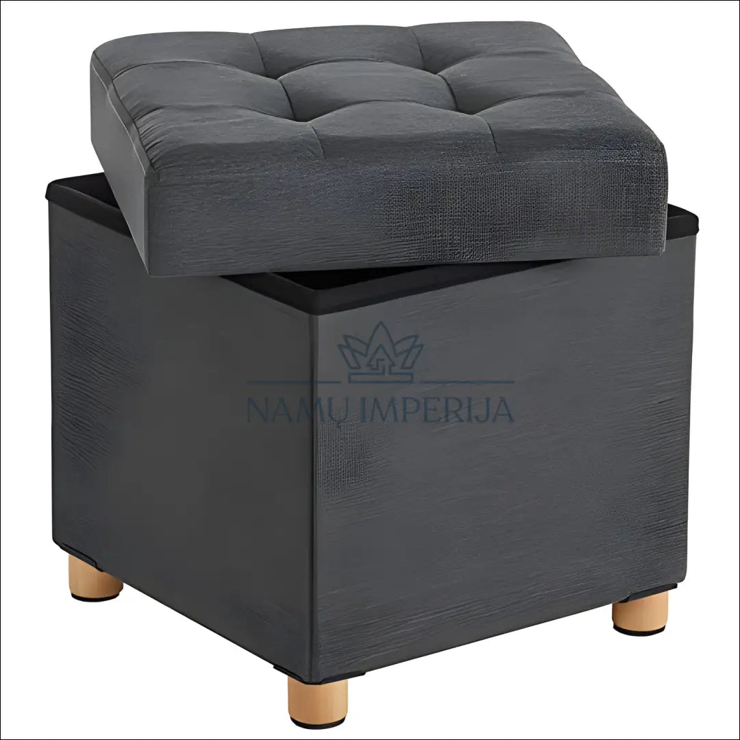Otomanas SM1172 €58 Save 40% 50 100, __label:Pristatymas 5 14 d.d., notouch30, otomanas, song 38x38x40cm / Pilka / MDF