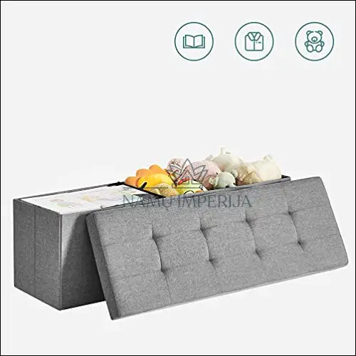 Otomanas SM1175 - €87 Save 30% 50-100, __label:Pristatymas 5-14 d.d., miegamojo, notouch30, otomanas 110x38x38cm