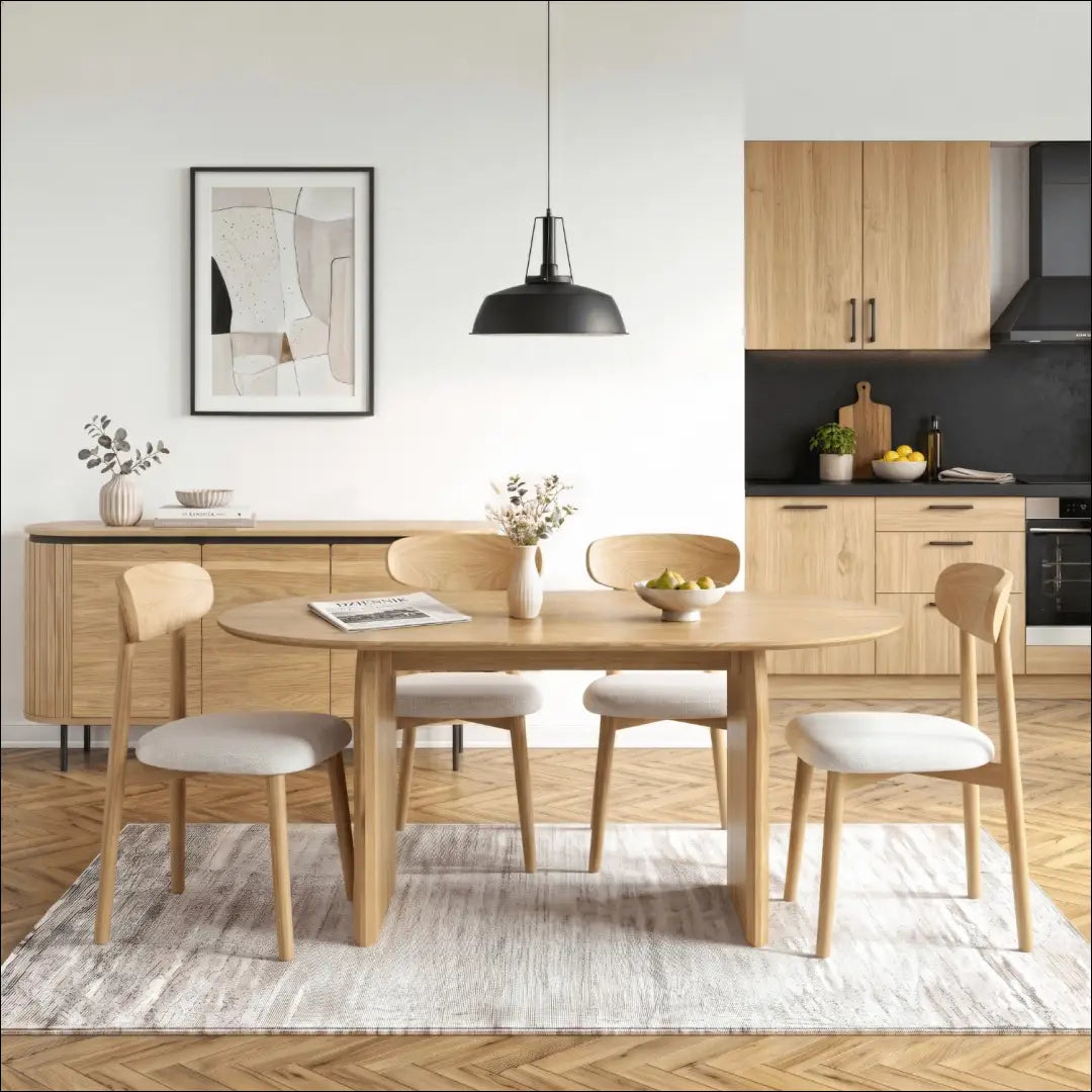Ovalus stalas 190 cm ąžuolo spalvos TE2555 - €253.71 Save 15% __label:Pristatymas 5-14 d.d., Newelite Naujausi