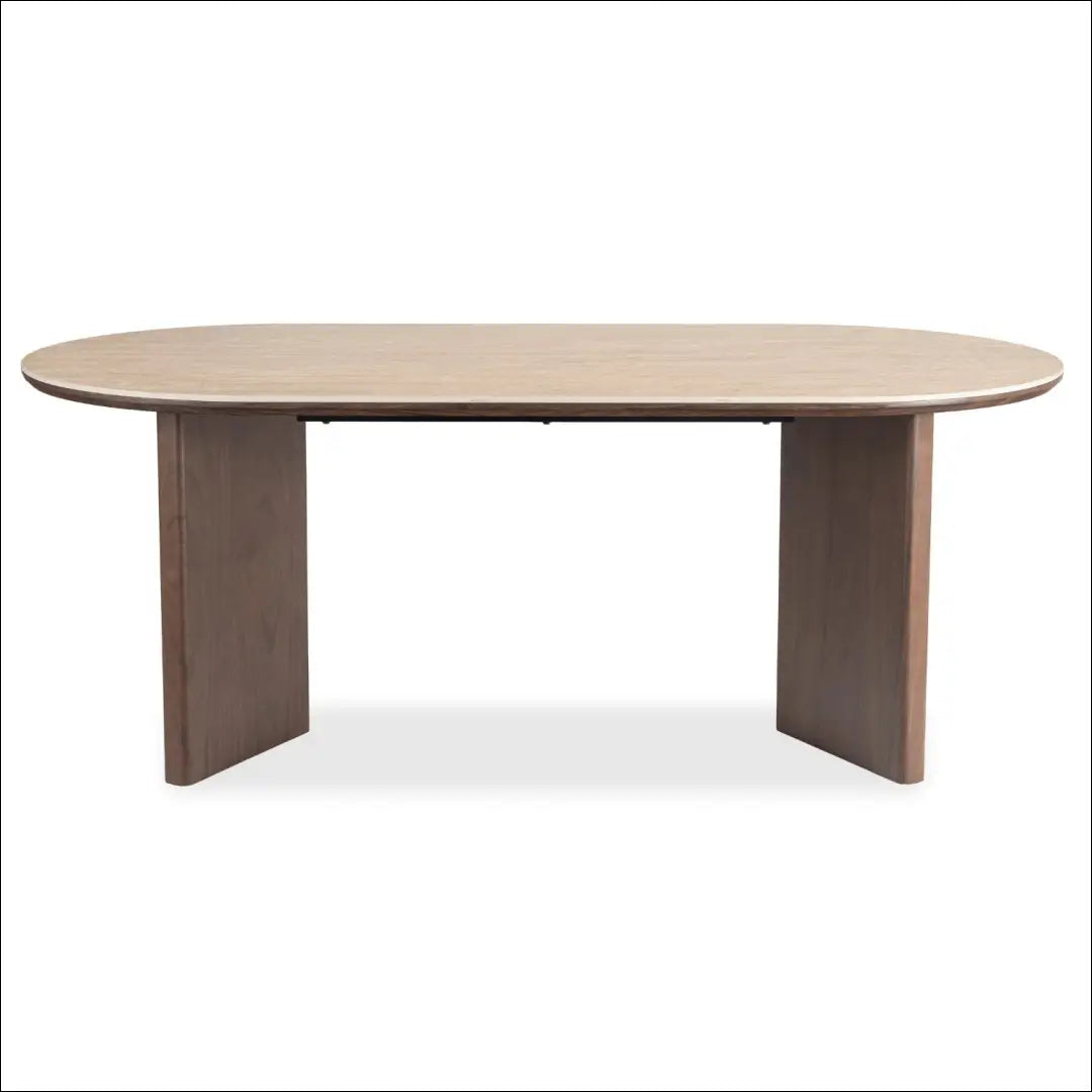 Ovalus stalas 200 cm travertinas/riešutmedis TE2556 - €481.60 Save 15% __label:Pristatymas 5-14 d.d., Newelite Naujausi
