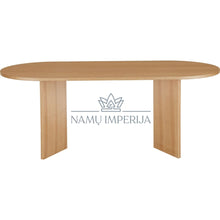 Įkelti vaizdą į galerijos rodinį, Ovalus valgomojo stalas VI425 - color-ruda, material-mdf,
