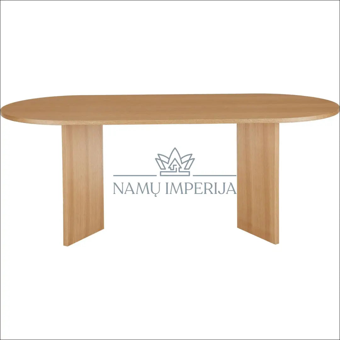 Ovalus valgomojo stalas VI708 - €110 Save 85% 100-200, __label:Pristatymas 1-2 d.d., color-ruda, material-mdf,