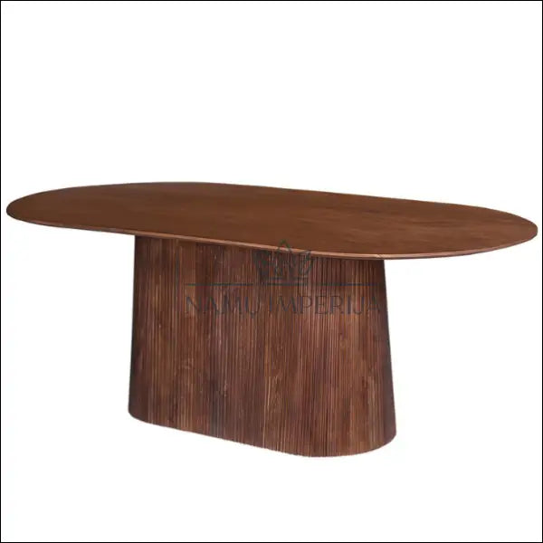 Ovalus valgomojo stalas VI936 - €705 Save 50% __label:Pristatymas 1-2 d.d., color-ruda, material-medzio-masyvas,