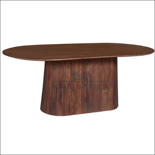 Ovalus valgomojo stalas VI936 - €705 Save 50% __label:Pristatymas 1-2 d.d., color-ruda, material-medzio-masyvas,