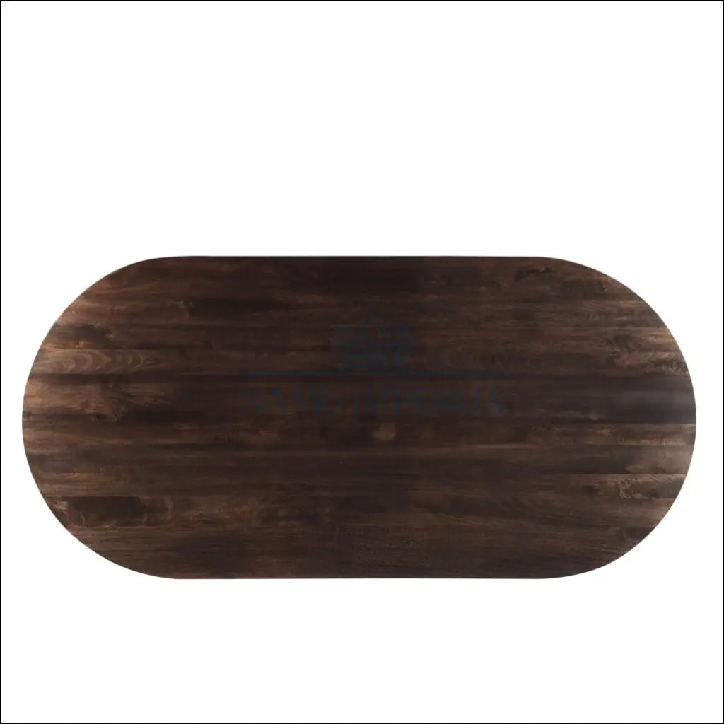 Ovalus valgomojo stalas VI937 - €840 Save 50% __label:Pristatymas 1-2 d.d., color-ruda, material-medzio-masyvas,
