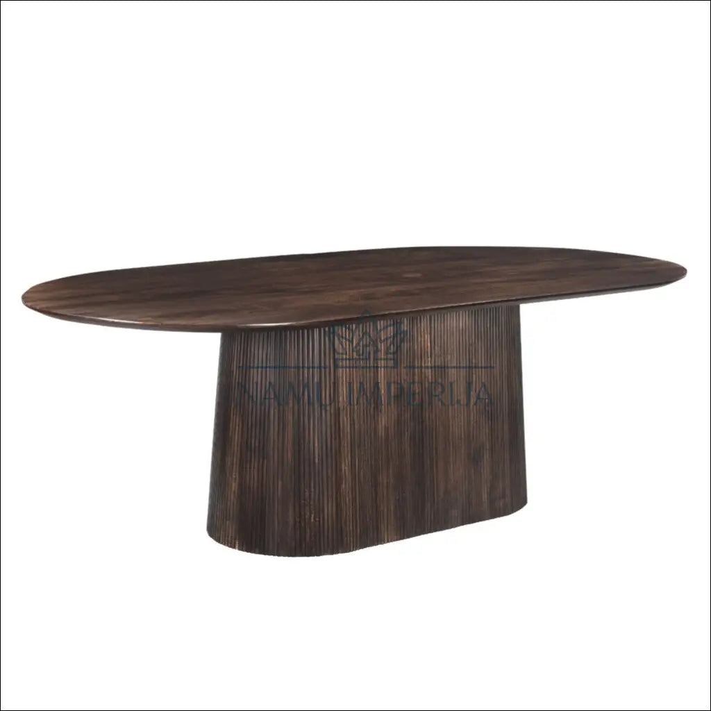 Ovalus valgomojo stalas VI937 - €840 Save 50% __label:Pristatymas 1-2 d.d., color-ruda, material-medzio-masyvas,