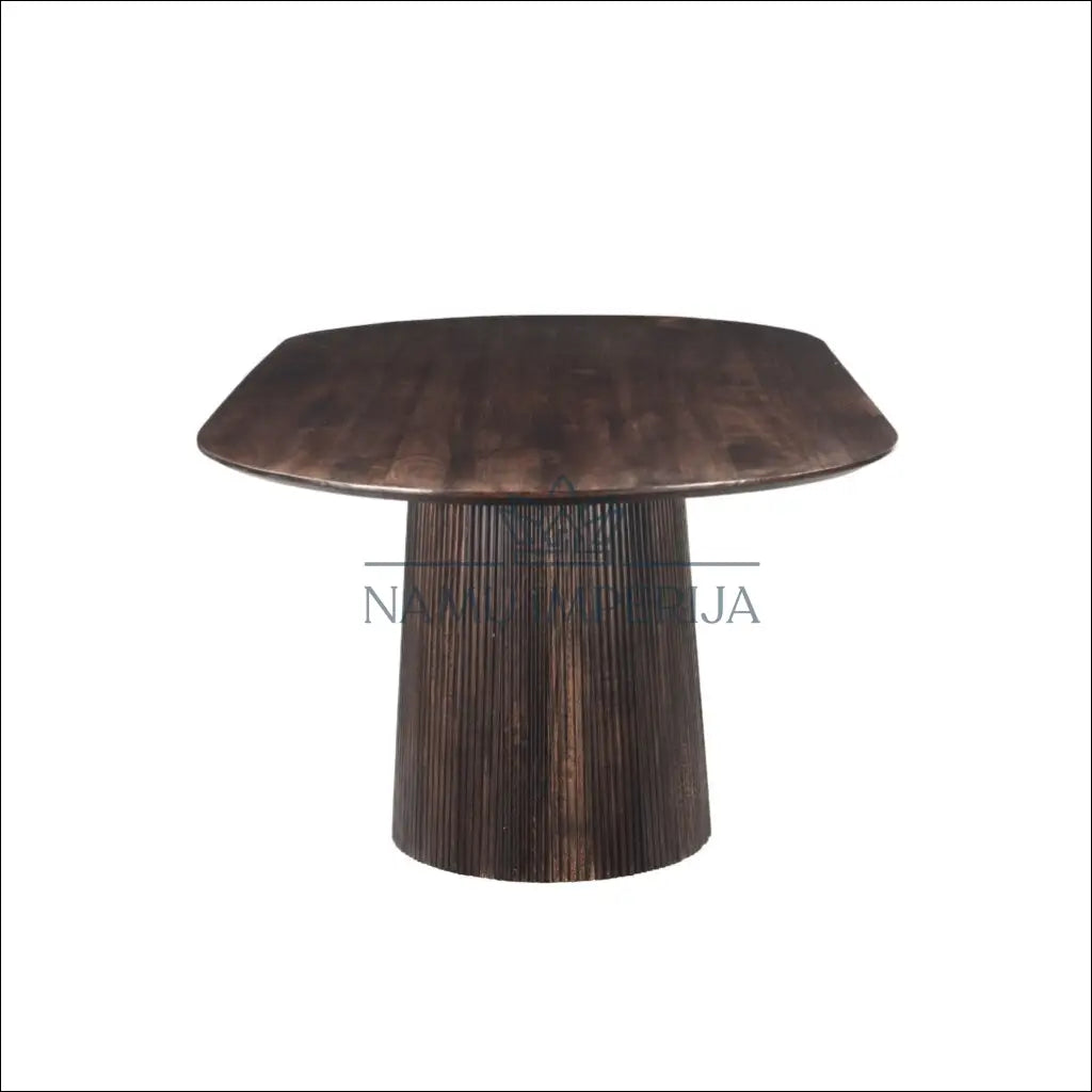Ovalus valgomojo stalas VI937 - €840 Save 50% __label:Pristatymas 1-2 d.d., color-ruda, material-medzio-masyvas,