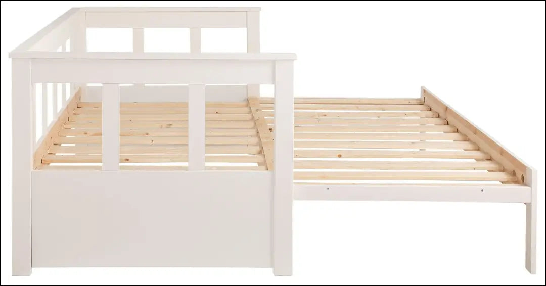 Padidinama lova (90x200cm) GI953 - €180 Save 50% 100-200, __label:Pristatymas 1-2 d.d., color-balta, lovos-miegamojo,