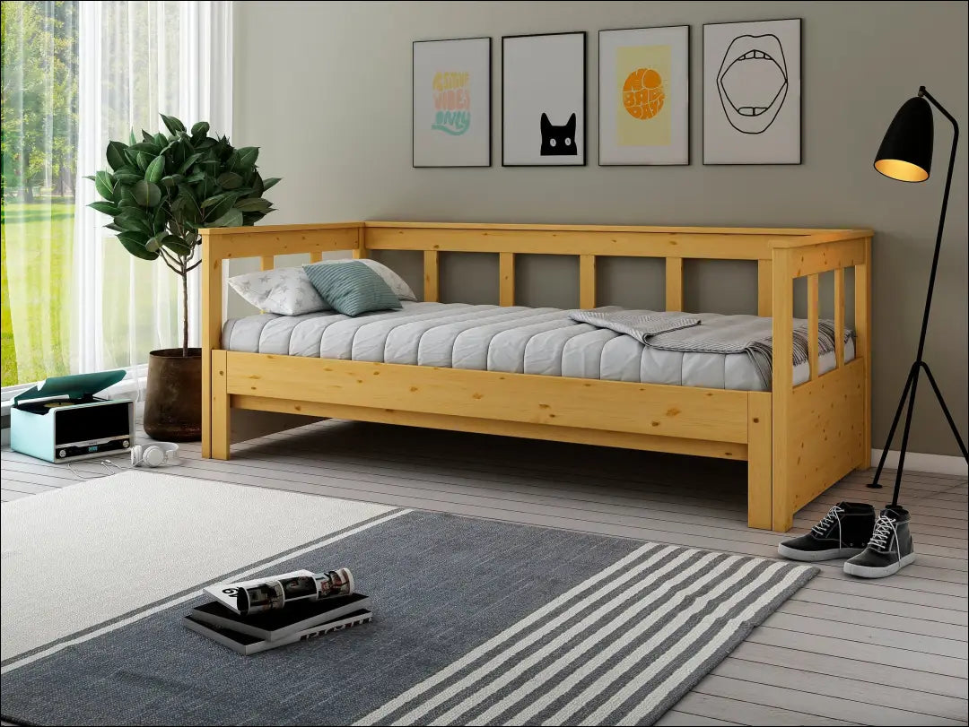 Padidinama lova GI685 - €145 Save 50% 100-200, __label:Pristatymas 1-2 d.d., color-ruda, lovos-miegamojo,