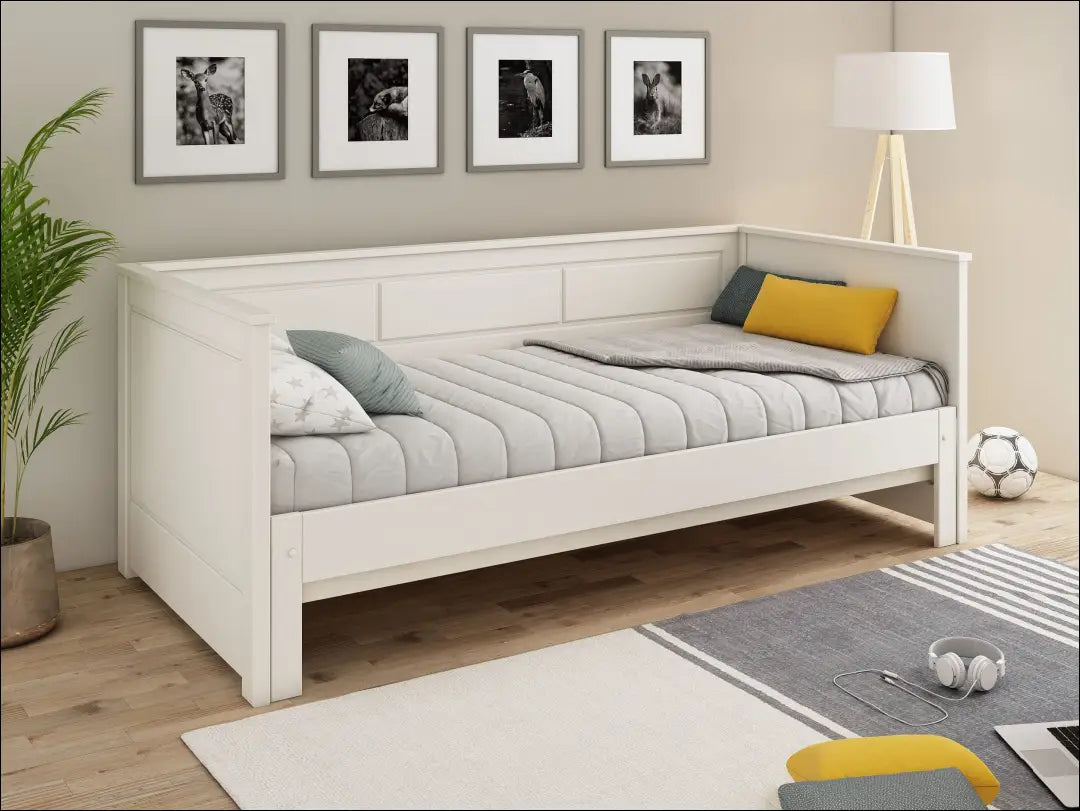 Padidinama lova GI687 - €165 Save 50% 100-200, __label:Pristatymas 1-2 d.d., color-balta, lovos-miegamojo,