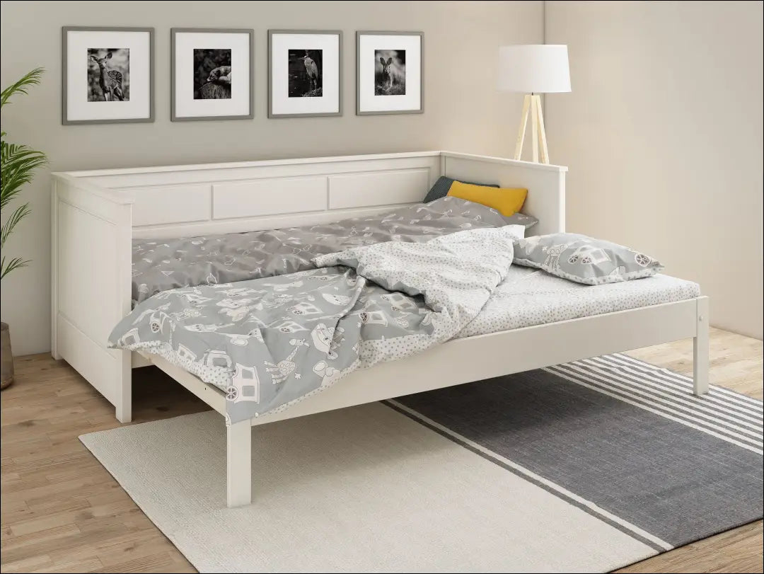 Padidinama lova GI687 - €165 Save 50% 100-200, __label:Pristatymas 1-2 d.d., color-balta, lovos-miegamojo,