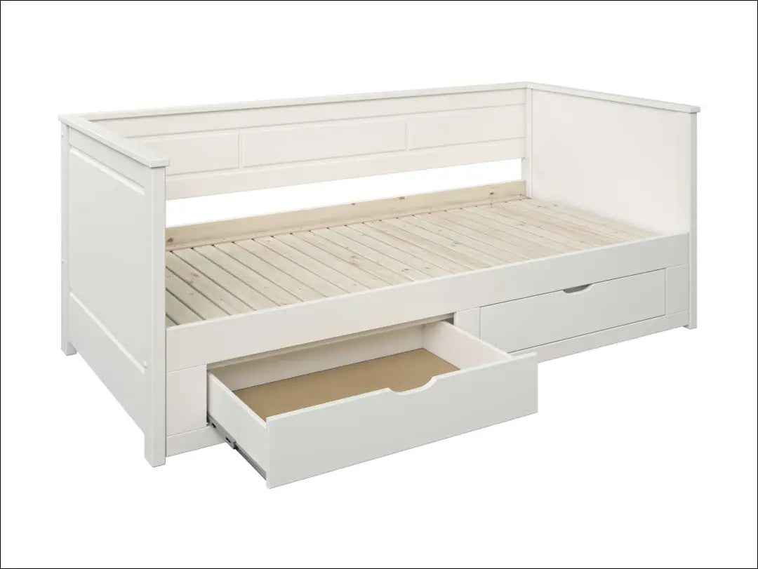 Padidinama lova su stalčiais GI946 - €210 Save 55% __label:Pristatymas 1-2 d.d., color-balta, material-medzio-masyvas,