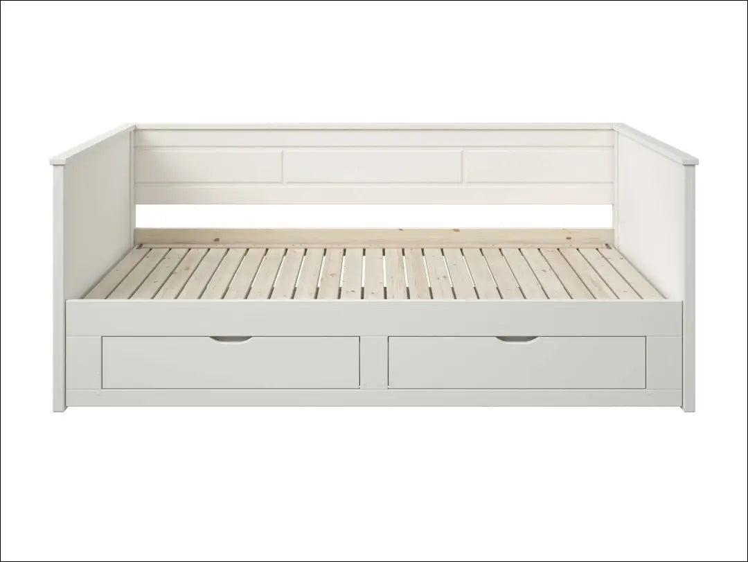 Padidinama lova su stalčiais GI946 - €210 Save 55% __label:Pristatymas 1-2 d.d., color-balta, material-medzio-masyvas,