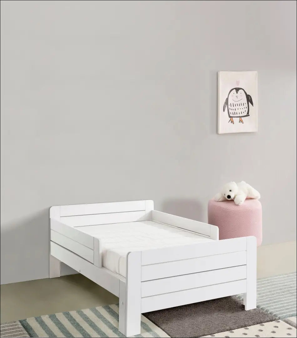 Padidinama vaikiška lova GI956 - €135 Save 50% 100-200, __label:Pristatymas 1-2 d.d., color-balta, lovos-miegamojo,