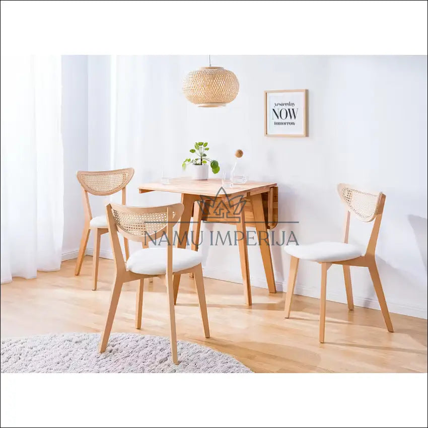 Padidinamas stalas VI1021 - €110 Save 50% 100-200, __label:Pristatymas 1-2 d.d., color-ruda, material-medzio-masyvas,