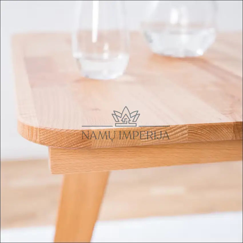 Padidinamas stalas VI1021 - €110 Save 50% 100-200, __label:Pristatymas 1-2 d.d., color-ruda, material-medzio-masyvas,